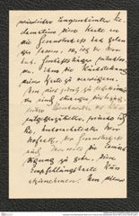 Nachlass Franz Steindachner, Brief von N. Post an Franz Steindachner (30.04.1907), Inv.Nr. 404.08, Seite 4